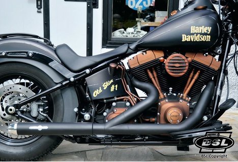 BSL Long John Bobber 2-1 chrom