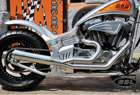 BSL 2-1 Dirt Track High Exit chrom