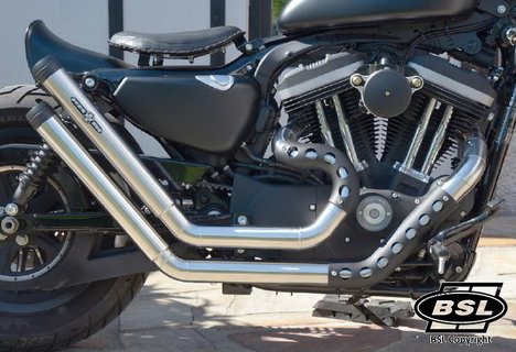 BSL Bobber Upswept Outline chrom
