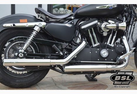 BSL Slip On Mufflers XL 2014 up Smooth