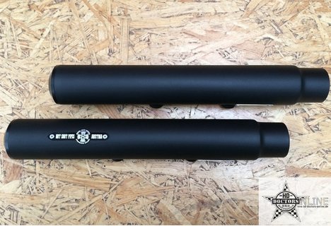 Slip On Mufflers XL 2014 up Smooth chrom