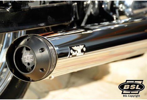 BSL Bomb Rider Muffler Low Rider schwarz