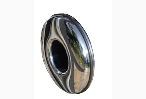 BSL Donuts Endkappen 80 mm Poliert