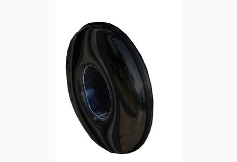 BSL Donuts Endkappen 80 mm Schwarz