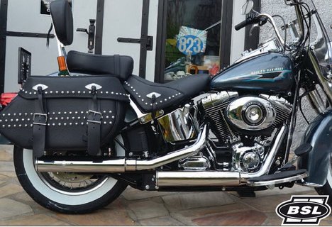 BSL Slip On Muffler Heritage ab Bj.2013 schwarz
