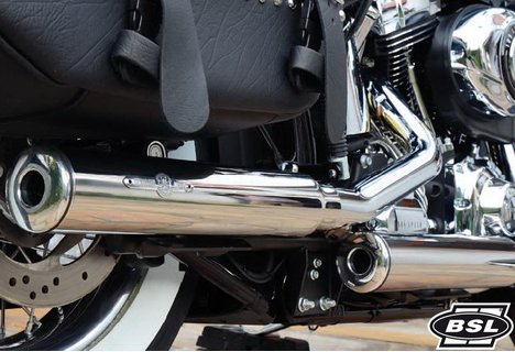BSL Slip On Muffler Heritage ab Bj.2013 schwarz