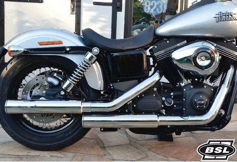 BSL Slip On Muffler Streetbob ab Bj.2010 chrom