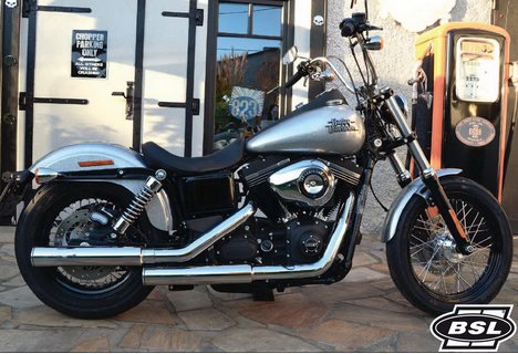BSL Slip On Muffler Streetbob ab Bj.2011 schwarz