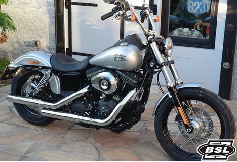 BSL Slip On Muffler Streetbob ab Bj.2011 schwarz
