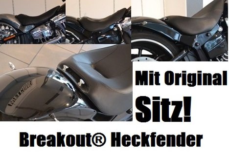 Breakout  Heckfender 260er mit eel Smooth mit 3er Cut Out Strutz