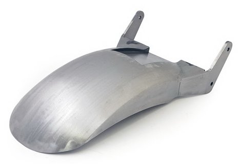 Softail Heckfender Bj.00-05 mit 215er Fender  eel Smooth 10mm versetzt mit E-Box mit Geschlossen Strutz