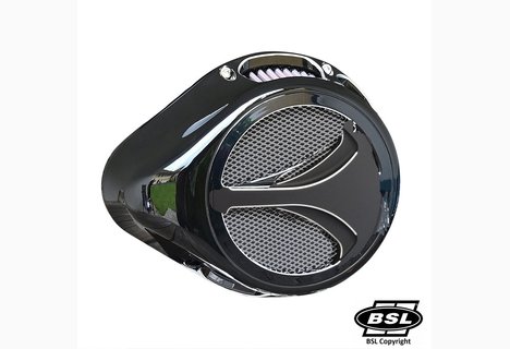 BSL DROP CHOPP Switch SCALOP -Body Showchrome, Front Cover Showchrome