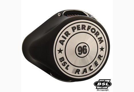 BSL DROP CHOPP Switch 96 RACER -Body Black Velvet Contrast Cut, Front Cover Showchrome