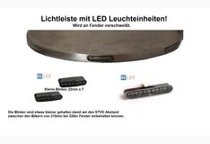 Einbauleiste mit Brems- u. Rcklicht, kl. BlinkerLEDs