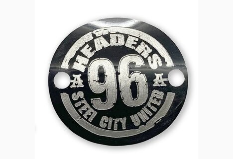 BSL Logo-Emblem Skull Schwarz