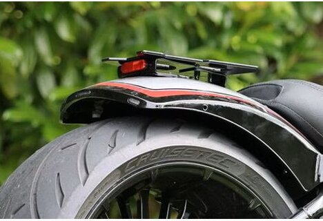 Softail Fender 18-up Radial Reflektor mit 3 in1 R�cklicht, Bremslicht und Blinker
